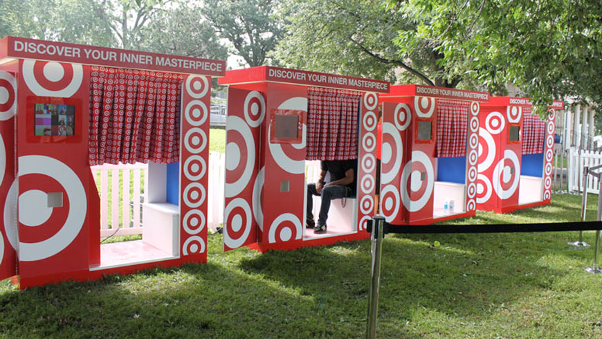 Target Bullseye Booth
